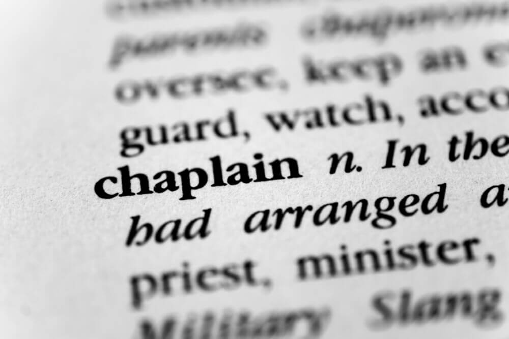 Definition of chaplain in dictionary